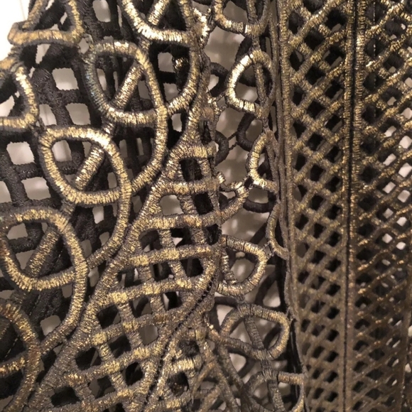 🌿OLIVE GREEN & GOLD FOILED JACKET - SIZE 1 (8)🌿 - Picture 11 of 12